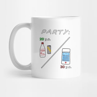 Party Millennials generation Y Z Mug